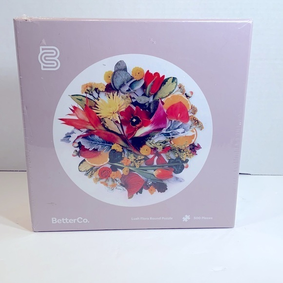 Better Co. Lush Flora Round Puzzle - Picture 6 of 11